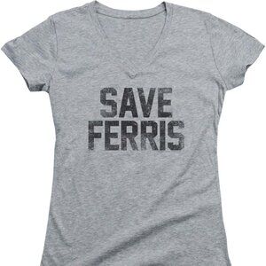 Vintage-Inspired "Save Ferris" T-shirt | Retro Pop Culture | Size S